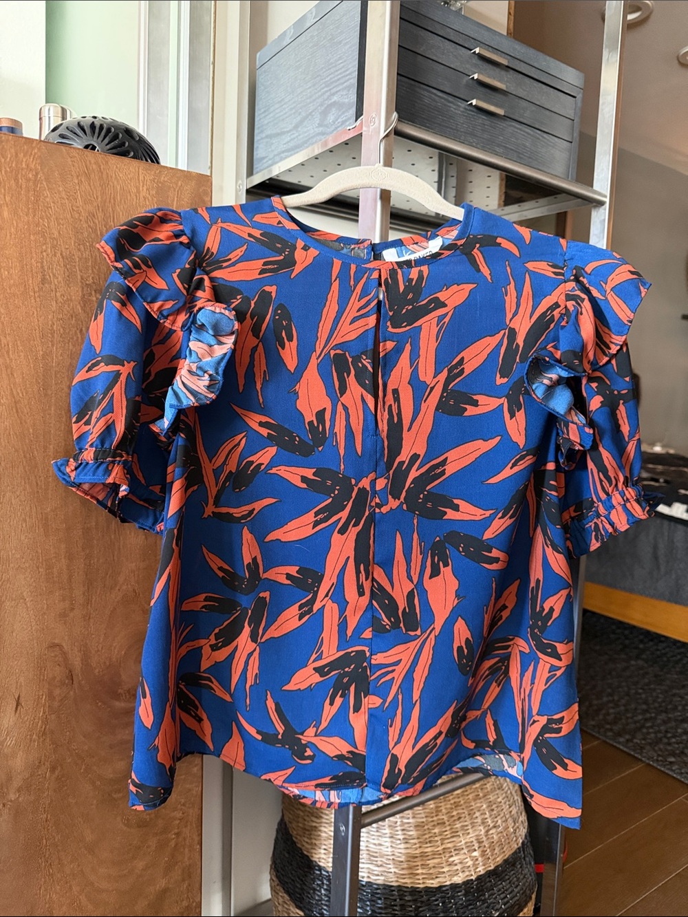 Women’s Tropical Print Blouse